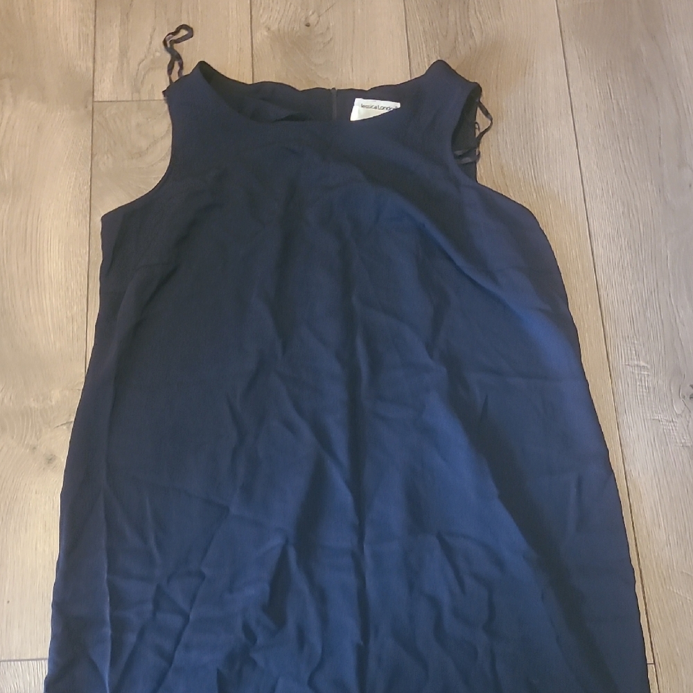Jessica London Strapless Navy Dress